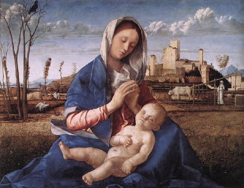 BELLINI, Giovanni Madonna of the Meadow (Madonna del prato) gh